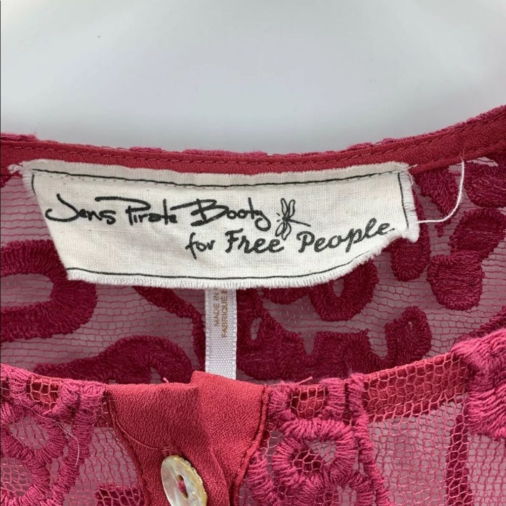 Free people Jens pirates booty lacy EL Sol lace XS - Picture 3 of 6